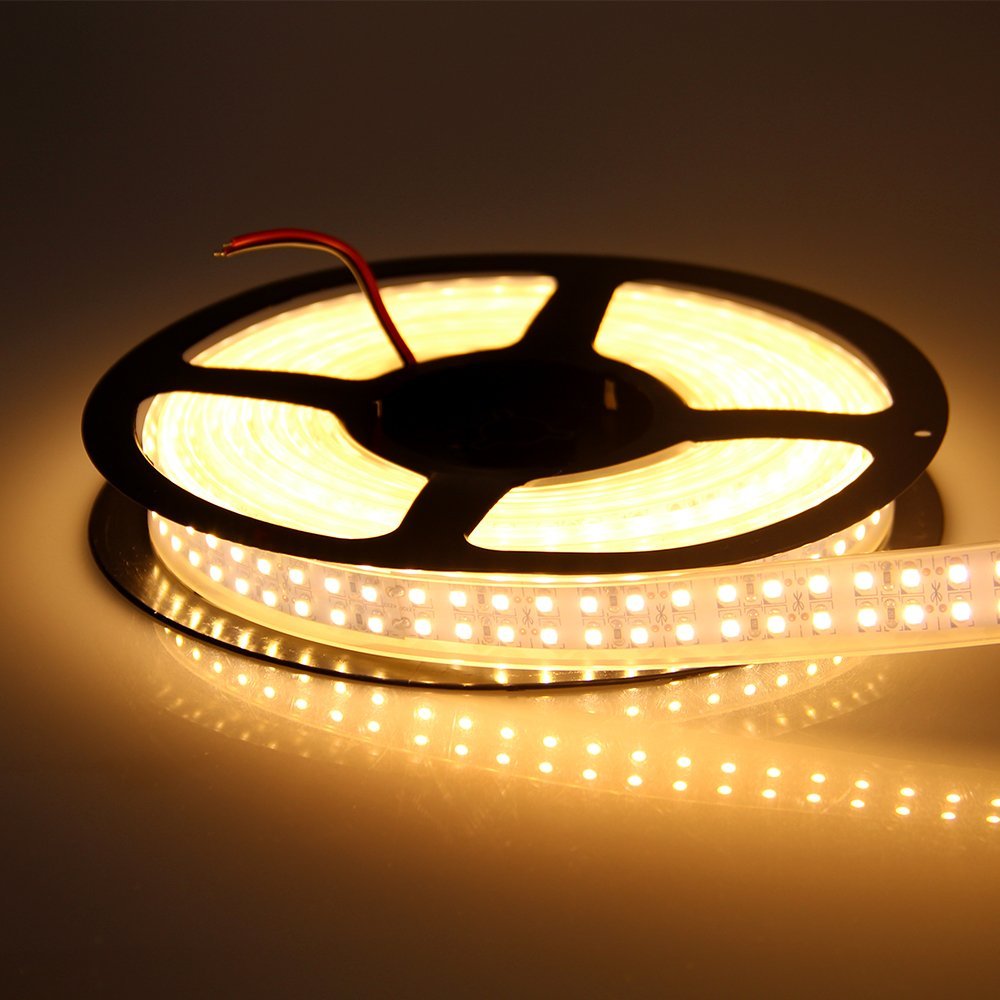 Double Row 1200leds 3528 Warm White Flexible Strip